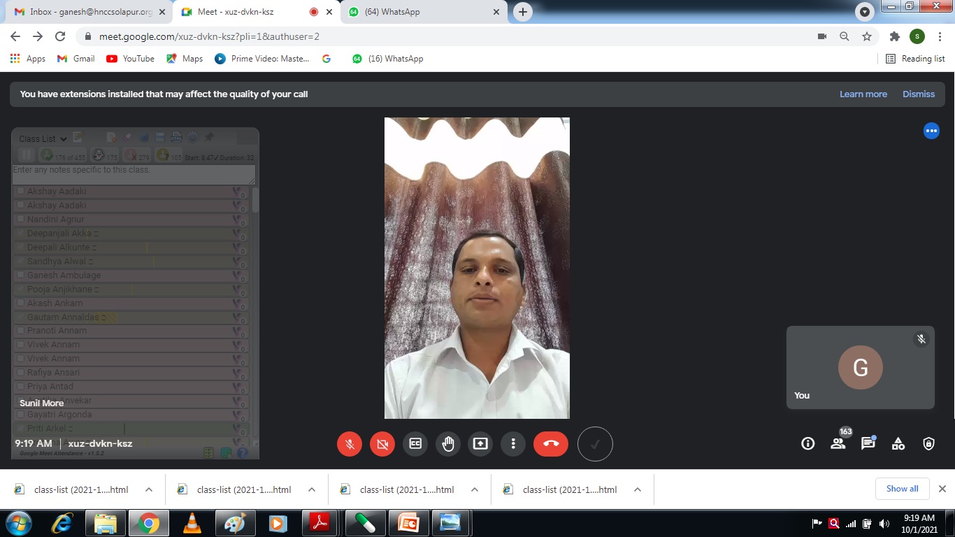 Webinar on Role of Education